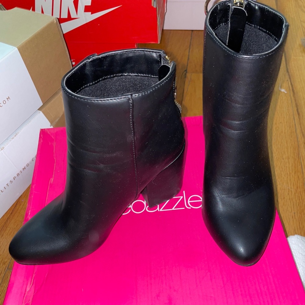 Black booties